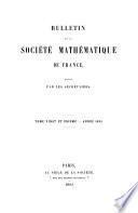 Bulletin de la Société mathématique de France