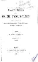 Bulletin de la Société nationale d'acclimatation et de protection de la nature de France