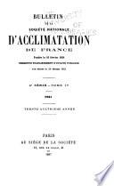 Bulletin de la Société nationale d'acclimatation et de protection de la nature de France