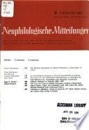 Bulletin de la Société Néophilologique