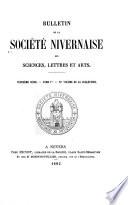 Bulletin de la Société nivernaise des sciences, lettres et arts