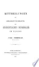 Bulletin de la Société pour la conservation des monuments historiques d'Alsace
