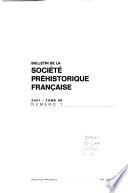 Bulletin de la Société préhistorique française