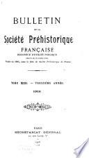 Bulletin de la Société préhistorique française