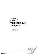 Bulletin de la Société préhistorique française
