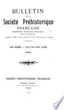 Bulletin de la Société préhistorique française