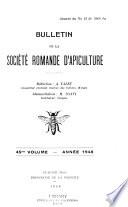 Bulletin de la Société romande d'apiculture