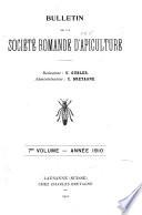 Bulletin de la Société romande d'apiculture