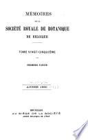 Bulletin de la Société royale de botanique de Belgique