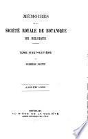 Bulletin de la Société royale de botanique de Belgique