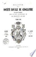 Bulletin de la Société Royale de Géographie d'Anvers