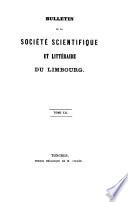 Bulletin de la Société Scientifique et Littéraire du Limbourg