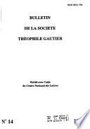 Bulletin de la Société Théophile Gautier