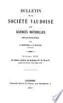 Bulletin de la Société Vaudoise des Sciences Naturelles