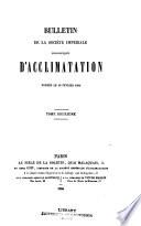 Bulletin de la Société zoologique d'acclimatation