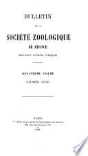 Bulletin de la Société zoologique de France