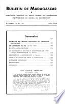 Bulletin de Madagascar
