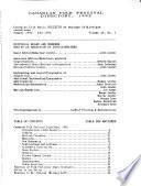 Bulletin de Musique Folklorique Canadienne
