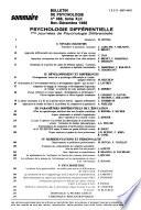 Bulletin de psychologie