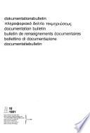 Bulletin de renseignements documentaires. A