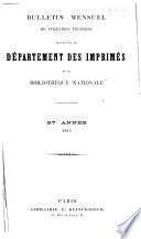 Bulletin des acquisitions étrangères de la Bibliothèque nationale
