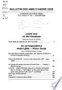 Bulletin des amis d'André Gide