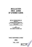 Bulletin des amis d'André Gide