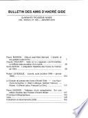 Bulletin des amis d'André Gide