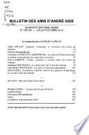 Bulletin des amis d'André Gide