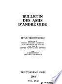 Bulletin des amis d'André Gide