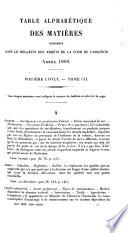 Bulletin des arrêts de la Cour de cassation rendus en matière civile