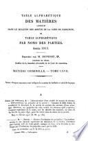 Bulletin des arrêts de la Cour de cassation rendus en matière criminelle