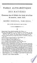 Bulletin des arrêts