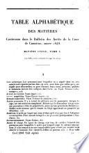 Bulletin des arrêts