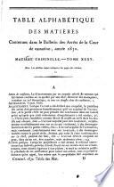 Bulletin des arrêts