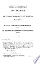 Bulletin des arrêts