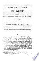 Bulletin des arrêts
