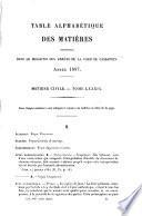 Bulletin des arrêts