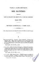 Bulletin des arrêts