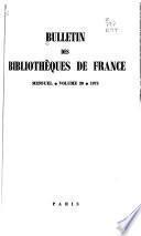 Bulletin des bibliothèques de France