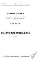 Bulletin des commissions