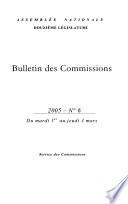 Bulletin des commissions