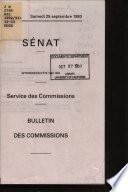 Bulletin des commissions