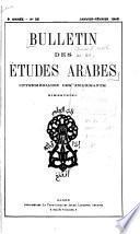 Bulletin des études arabes