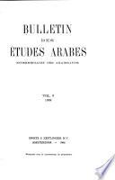Bulletin des études arabes