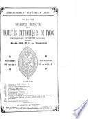 Bulletin des Facultés catholiques de Lyon