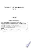 Bulletin des lettres