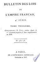 Bulletin des lois de l'Empire français