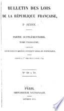 Bulletin des lois de la République française