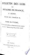 Bulletin des lois de la République française